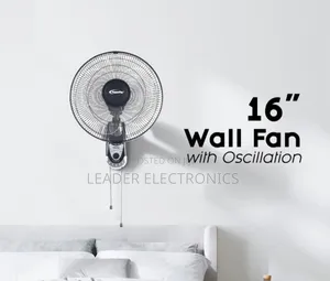 Crown 16" Wall Fan – Powerful Space Saving Cooling
