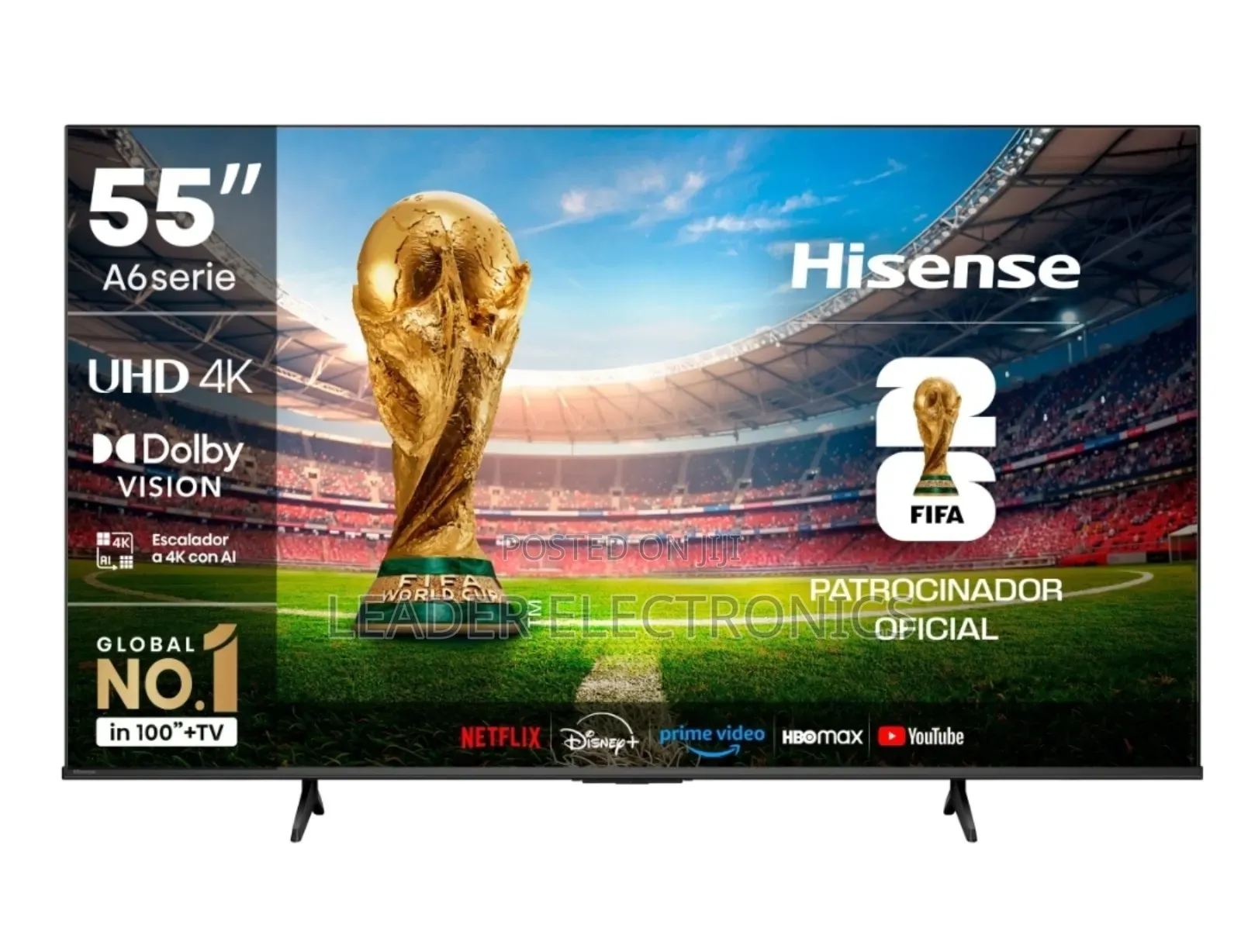 Hisense 55" Smart Tv A6 Series – Uhd | Vidaa Os Original Product