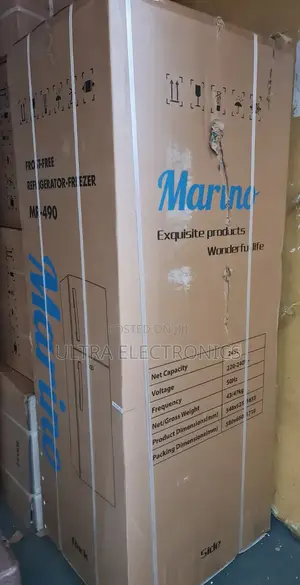 Marino Brand Refrigerator-Freezer, Specifically Model Mr-490. L