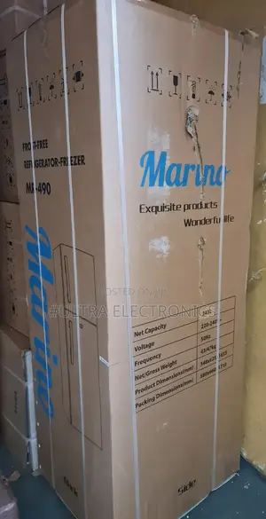 Marino Brand Refrigerator-Freezer, Specifically Model Mr-490. L