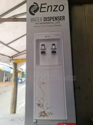 Enzo Water Dispenser Is a White, Freestanding Unit Designed