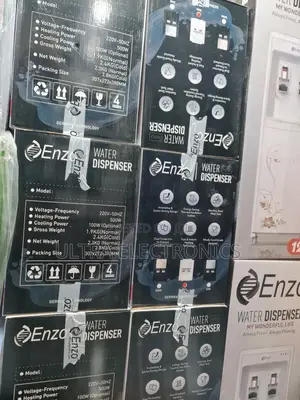 Enzo Water Dispenser Is a White, Freestanding Unit Designed