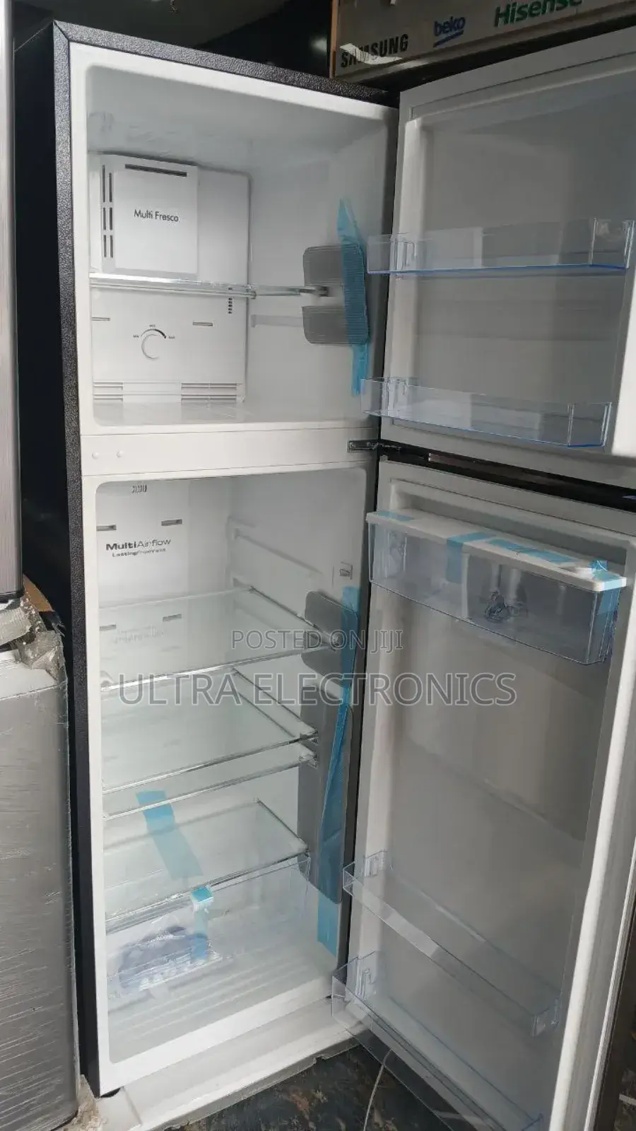 Popular 450l Fan System Refrigerator With a Top Mount Freezer.