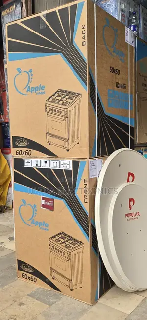 Apple 60x60 Free Standing Oven, Featuring a 60x60 Cm Cooking