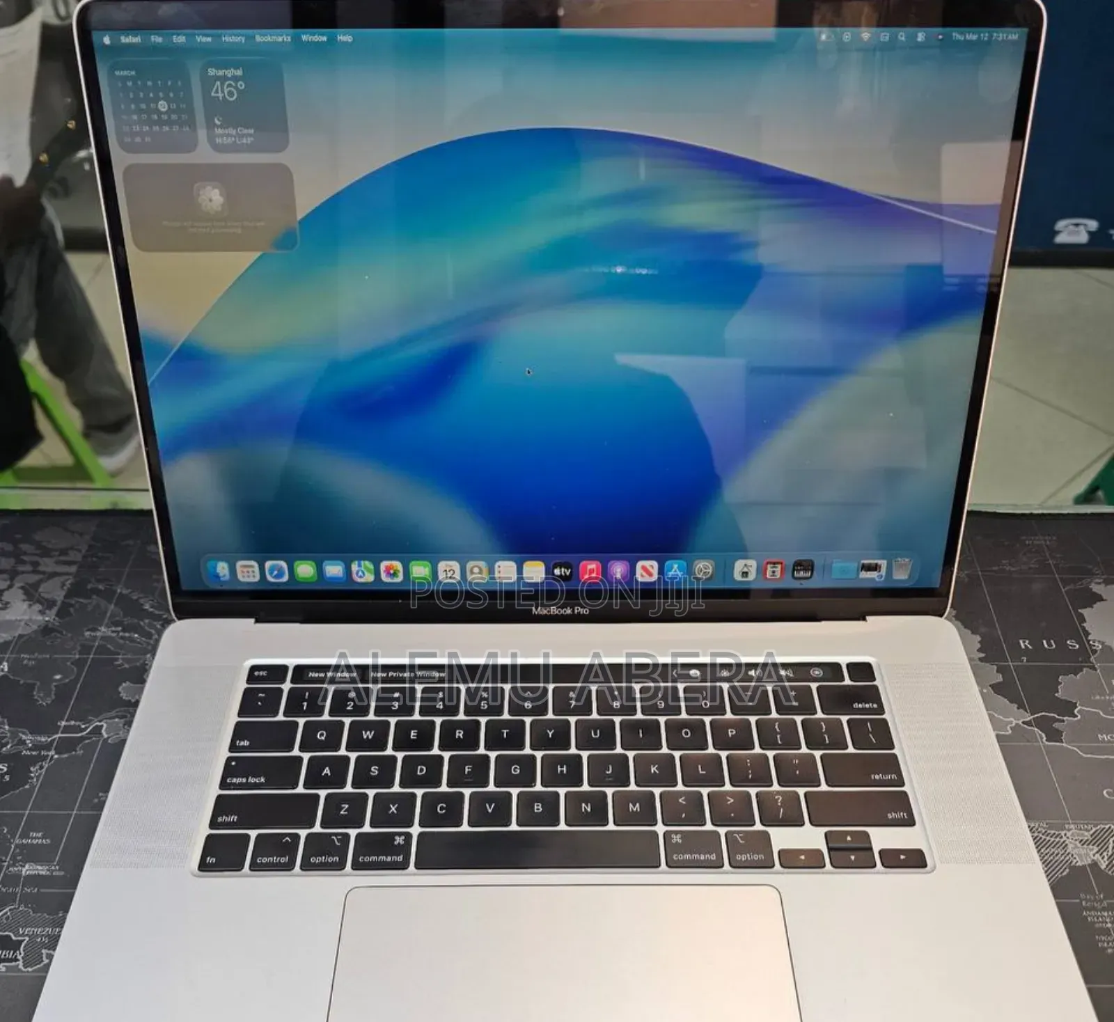 New Laptop Apple MacBook Pro 2019 16GB Intel Core i7 SSD 512GB