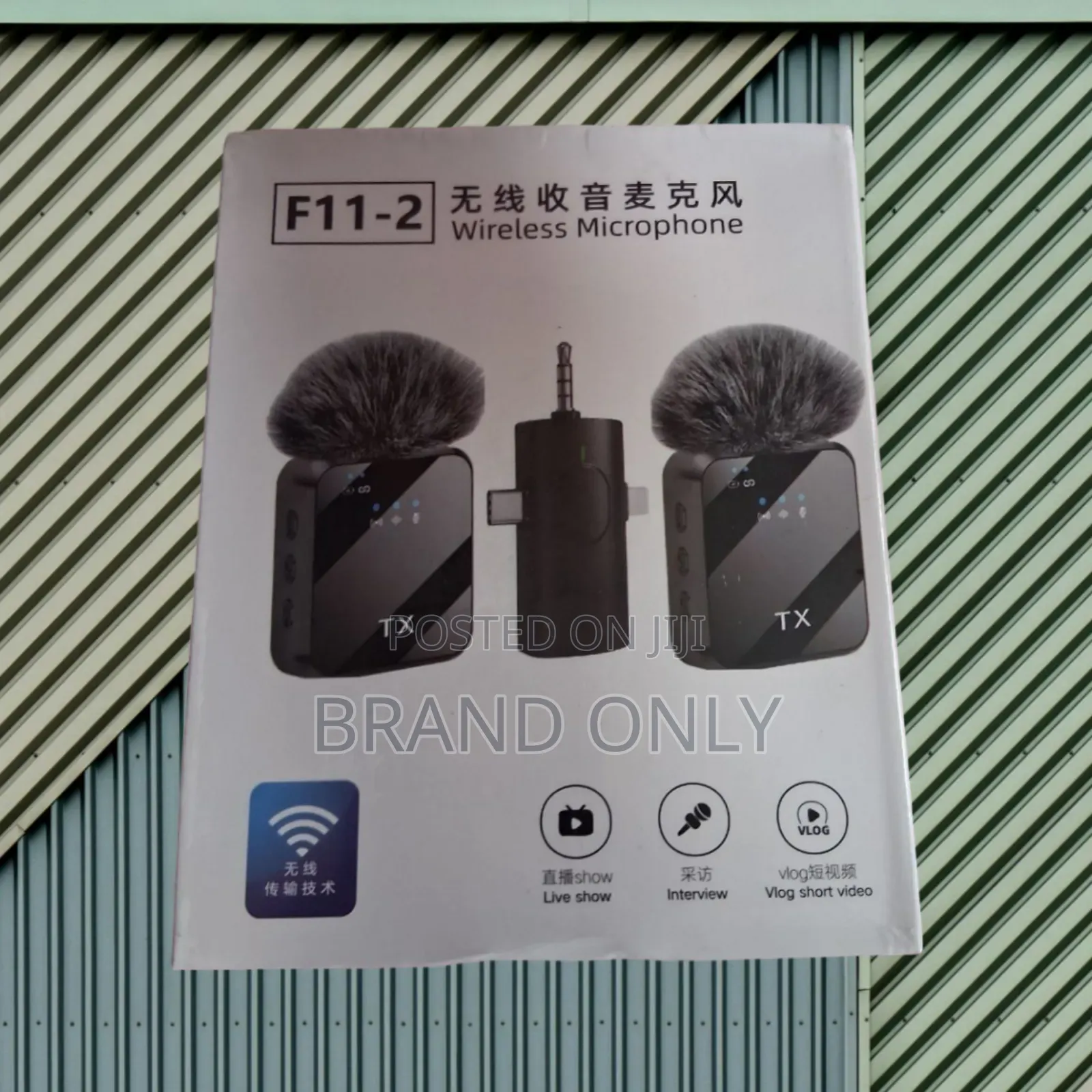 F11-2 Dual Wireless Microphone for Content Creators