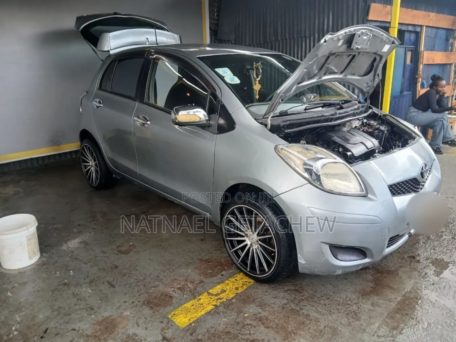 Toyota Yaris 2008 Gray