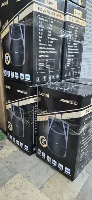 Speaker Lonni Trolley Speaker System, Specifically Model Ln-02b.