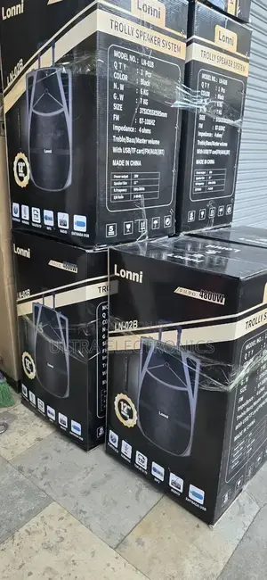Speaker Lonni Trolley Speaker System, Specifically Model Ln-02b.
