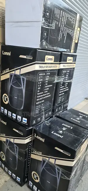 Speaker Lonni Trolley Speaker System, Specifically Model Ln-02b.