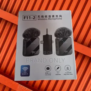 High-Quality Audio: F11-2 Wireless Mic