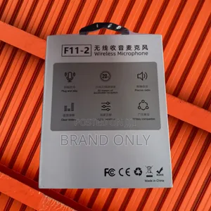 High-Quality Audio: F11-2 Wireless Mic