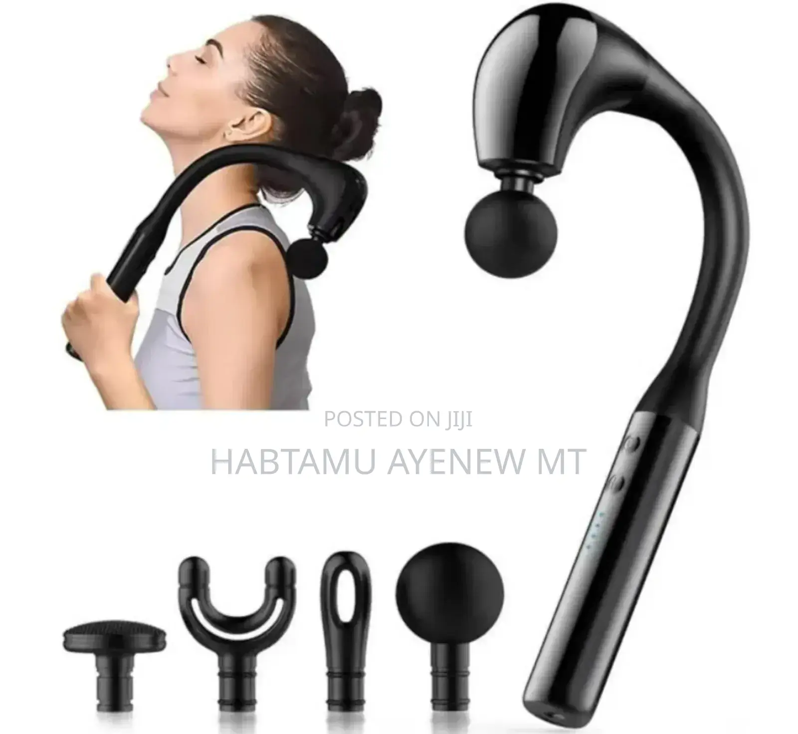 ለወላጅዎ የሚሰጡት ልዩ ስጦታ Massagehammer Gun Withhandle 4 በ1ማሳጅ ገን ባለ እጄታው