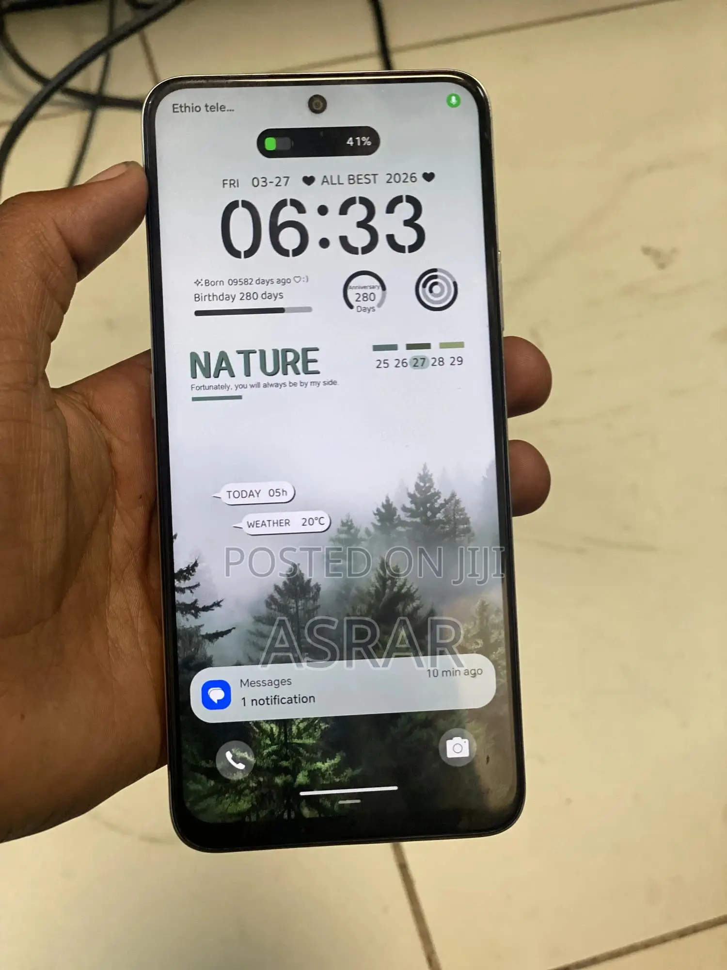 Honor X7d 256 GB Silver
