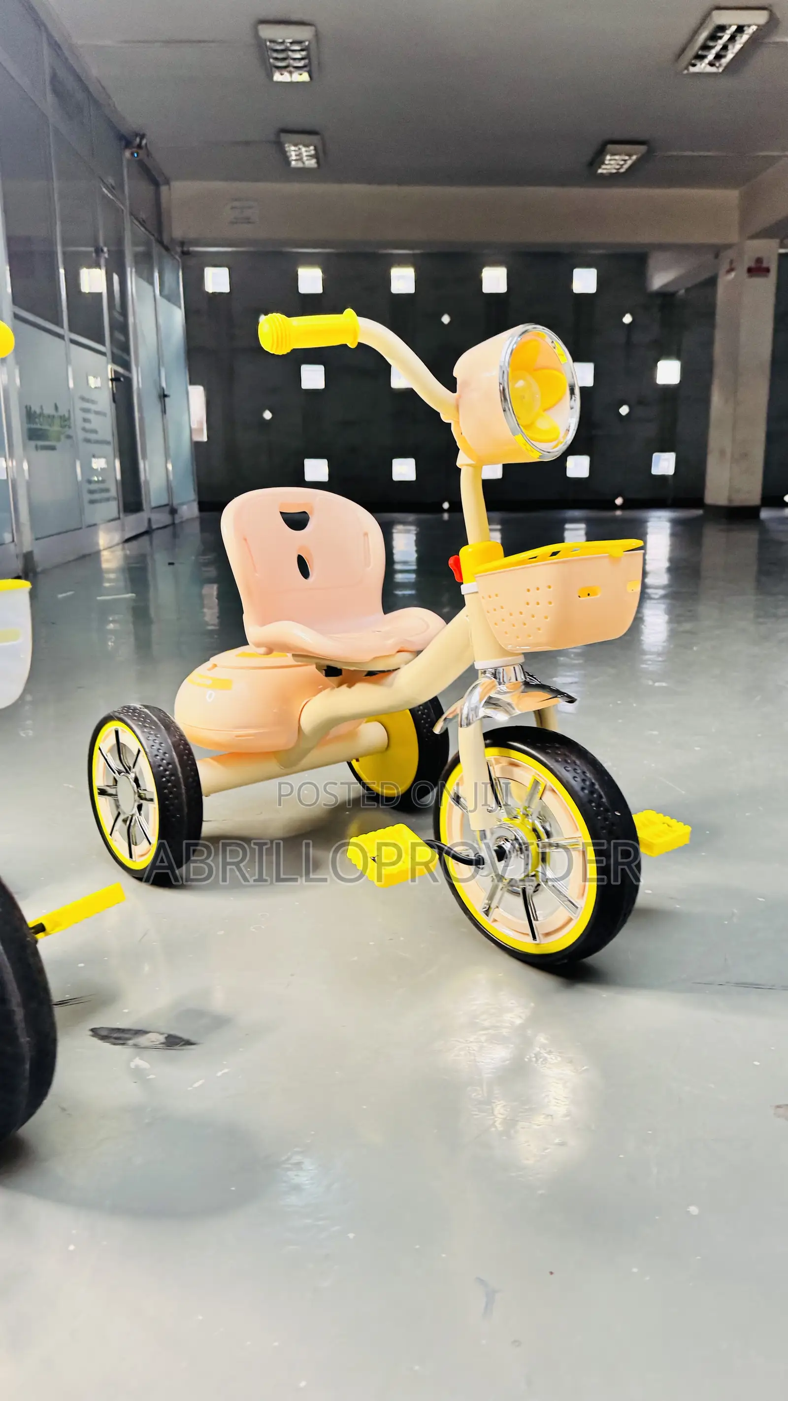 Fashion Design New Plastic Safe 3-Wheel Kids Tricycle With Musical