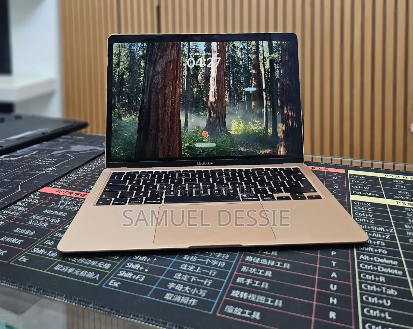 New Laptop Apple MacBook Air 2020 M1 8GB Apple M1 SSD 256GB