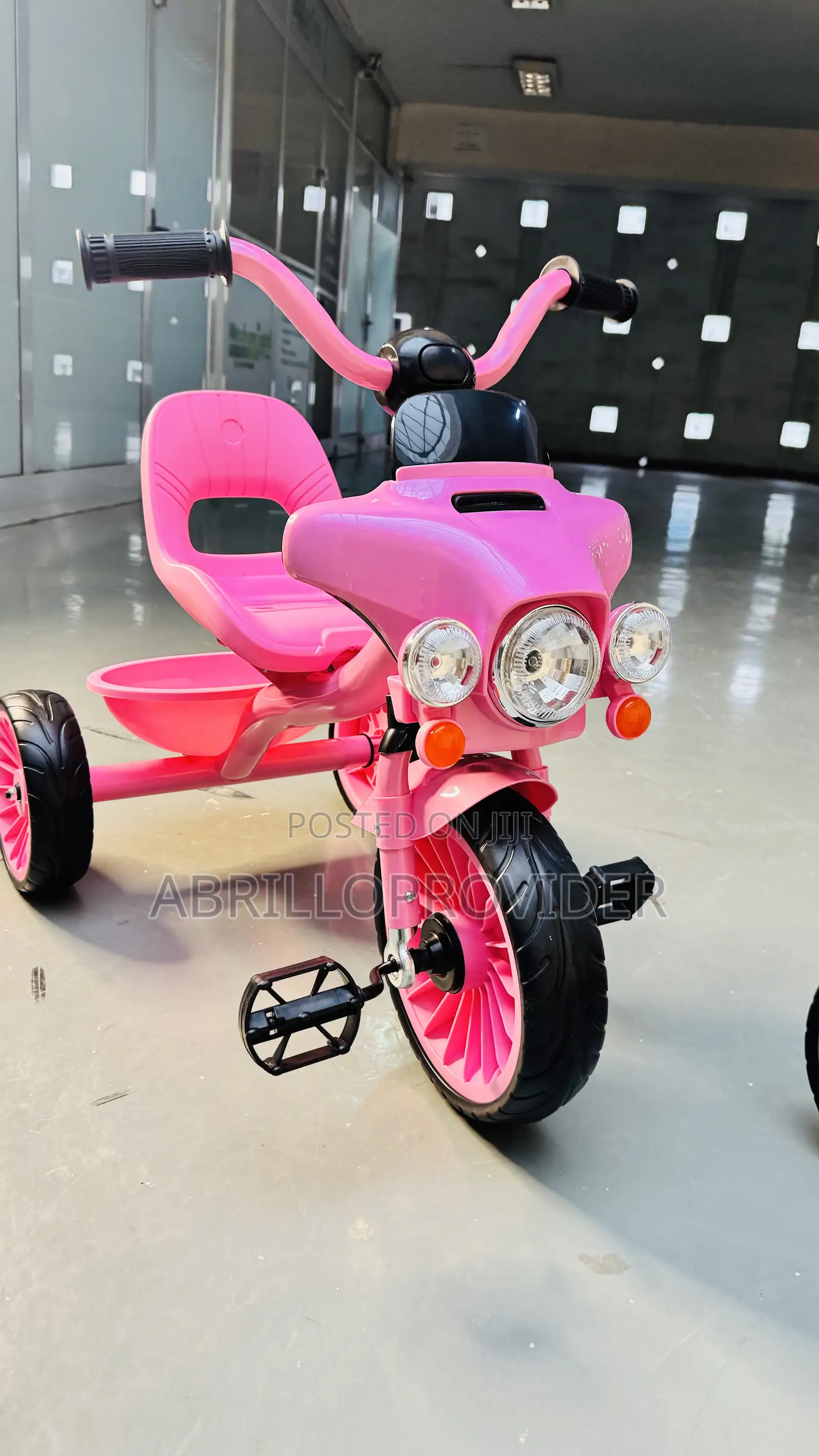 3-in-1plastic Children Passenger Tricycle 2-4 Years Old to Style Kids'