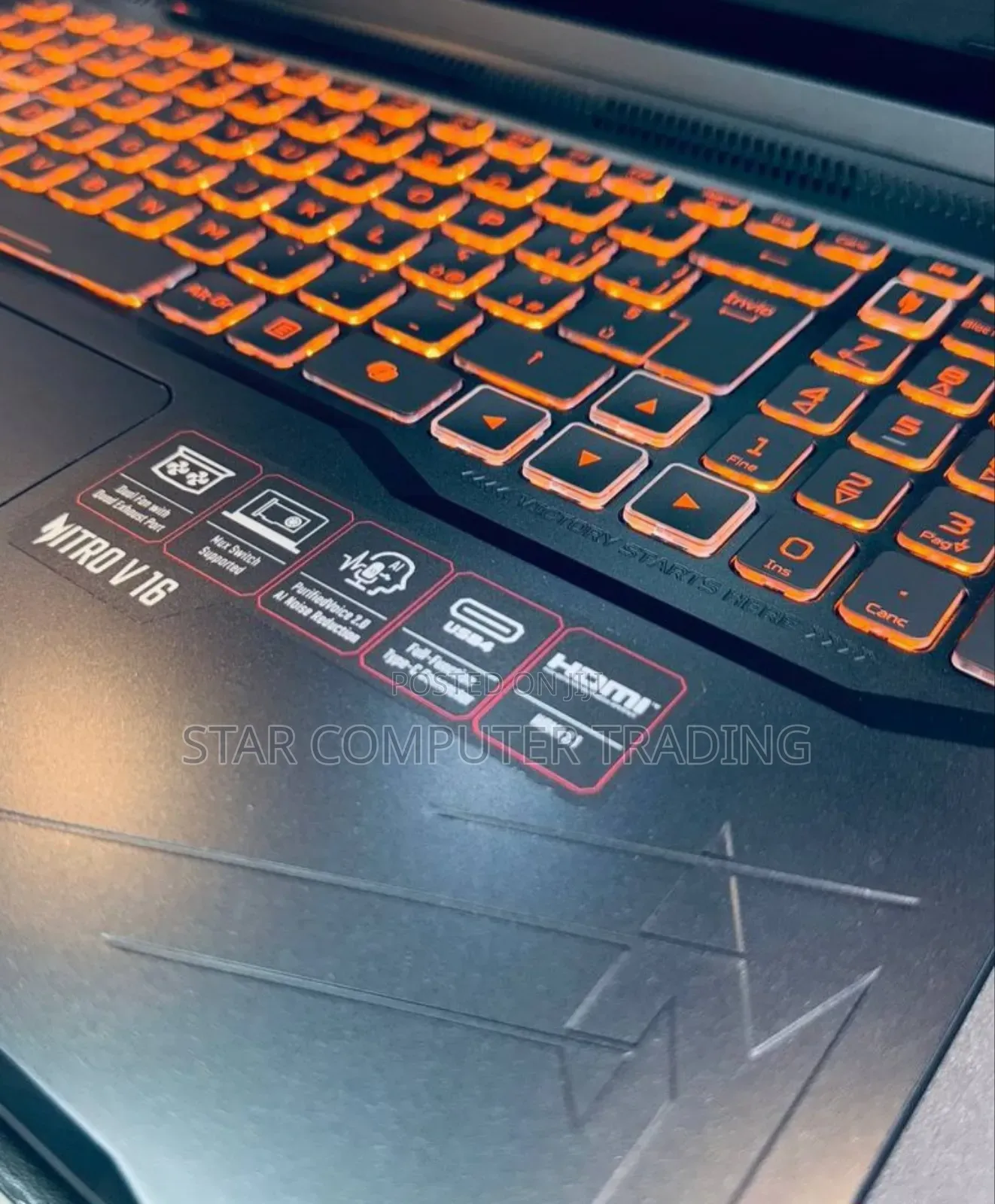 New Laptop Acer Nitro 17 16GB AMD Ryzen 5 SSD 512GB