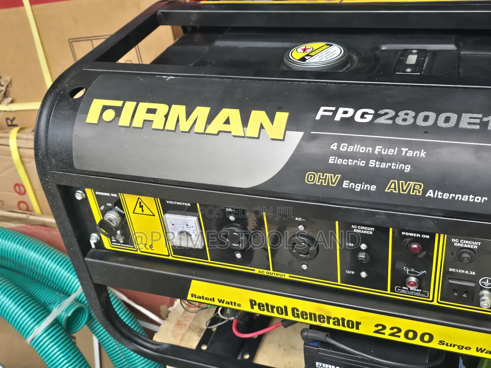 Generator Ethiopia, Portable Generator 3550w, Firman