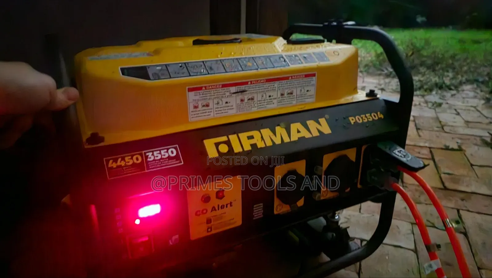 Generator Ethiopia, Portable Generator 3550w, Firman
