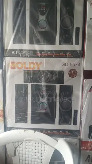 Goldy 3.1 Channel Multimedia Speaker System, Model Gd-6574.