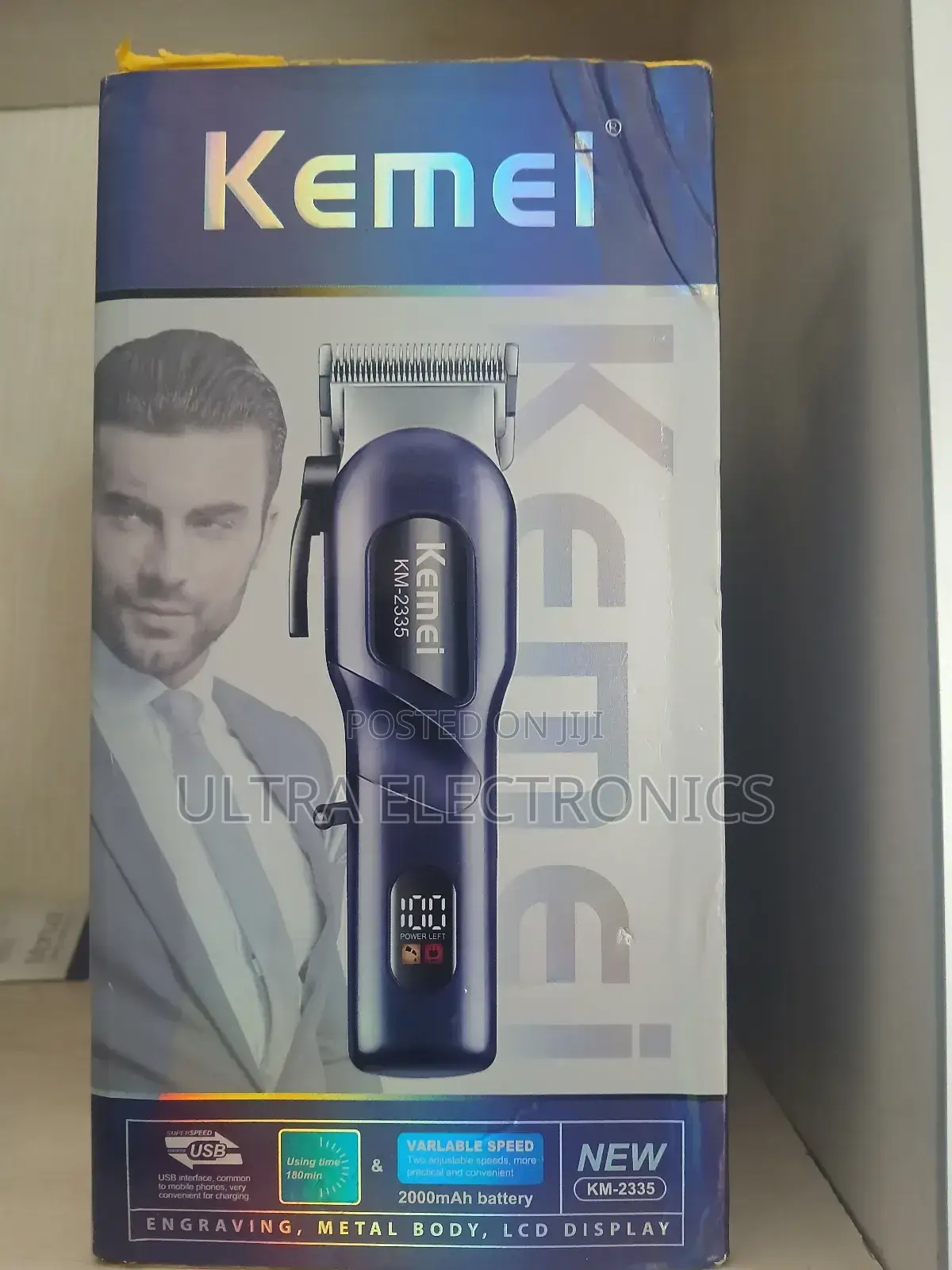 የፀጉር ማሽን Kemei Km-2335 Is a Professional Hair Clipper