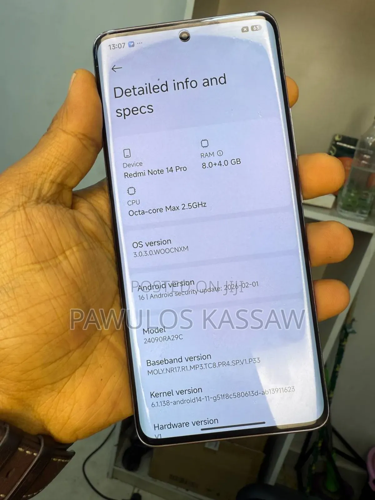 Xiaomi Redmi Note 14 Pro 256 GB Red