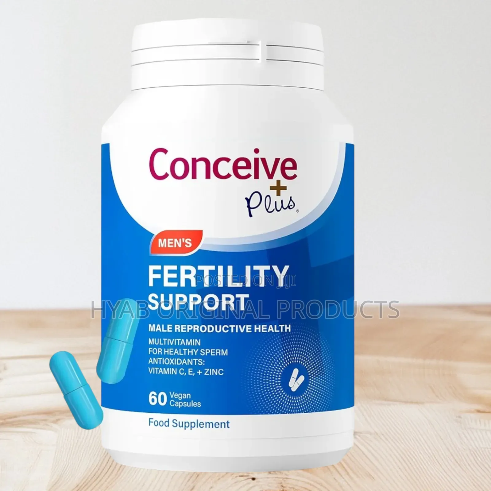 Conceive Plus Male Fertility Supplements - Boost Sperm Count, Motility