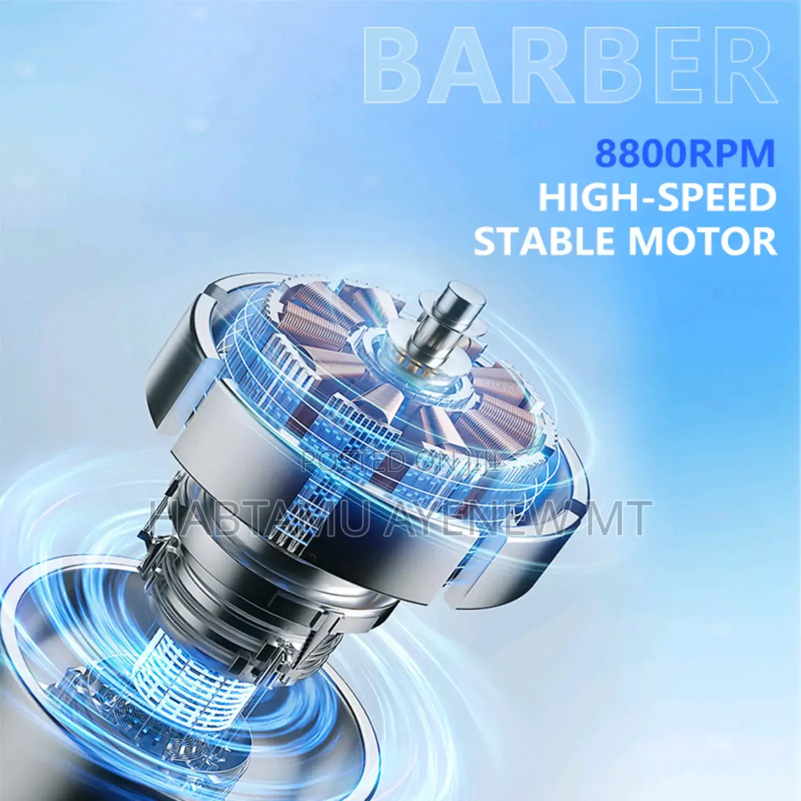 10 W Kemei Hair Clipper Trimmer ኬሚ የፀጉር ማስተካከያ ትልቅ ሀይል
