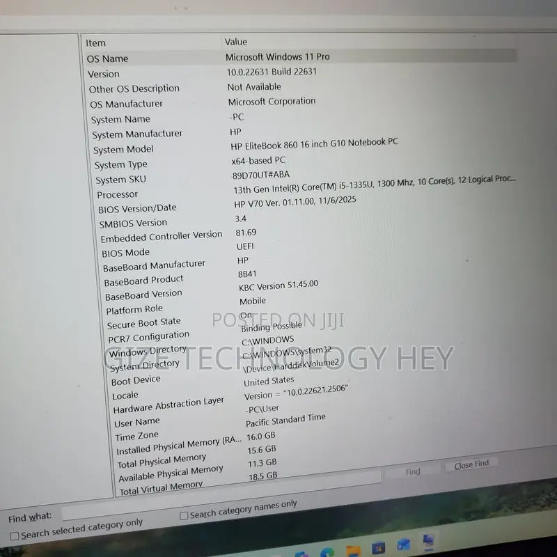 New Laptop HP EliteBook 860 G10 16GB Intel Core i5 SSD 512GB
