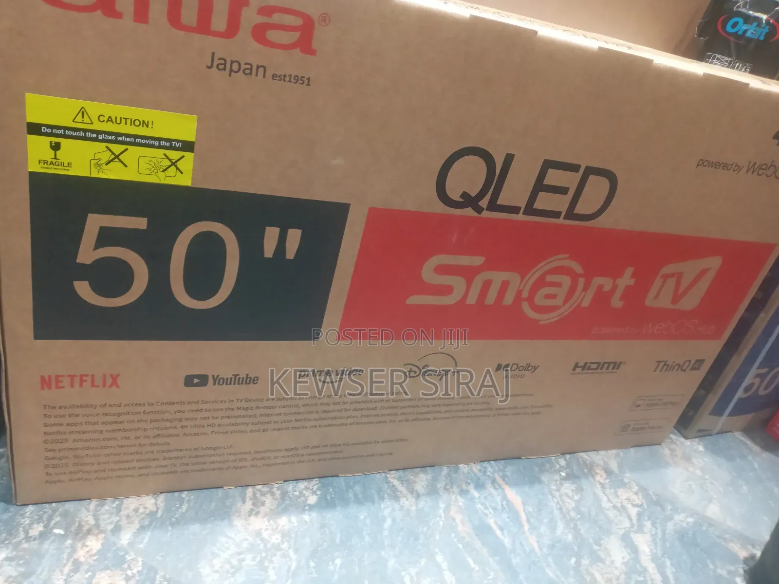 Aiwa 50inch Tv Smart Android