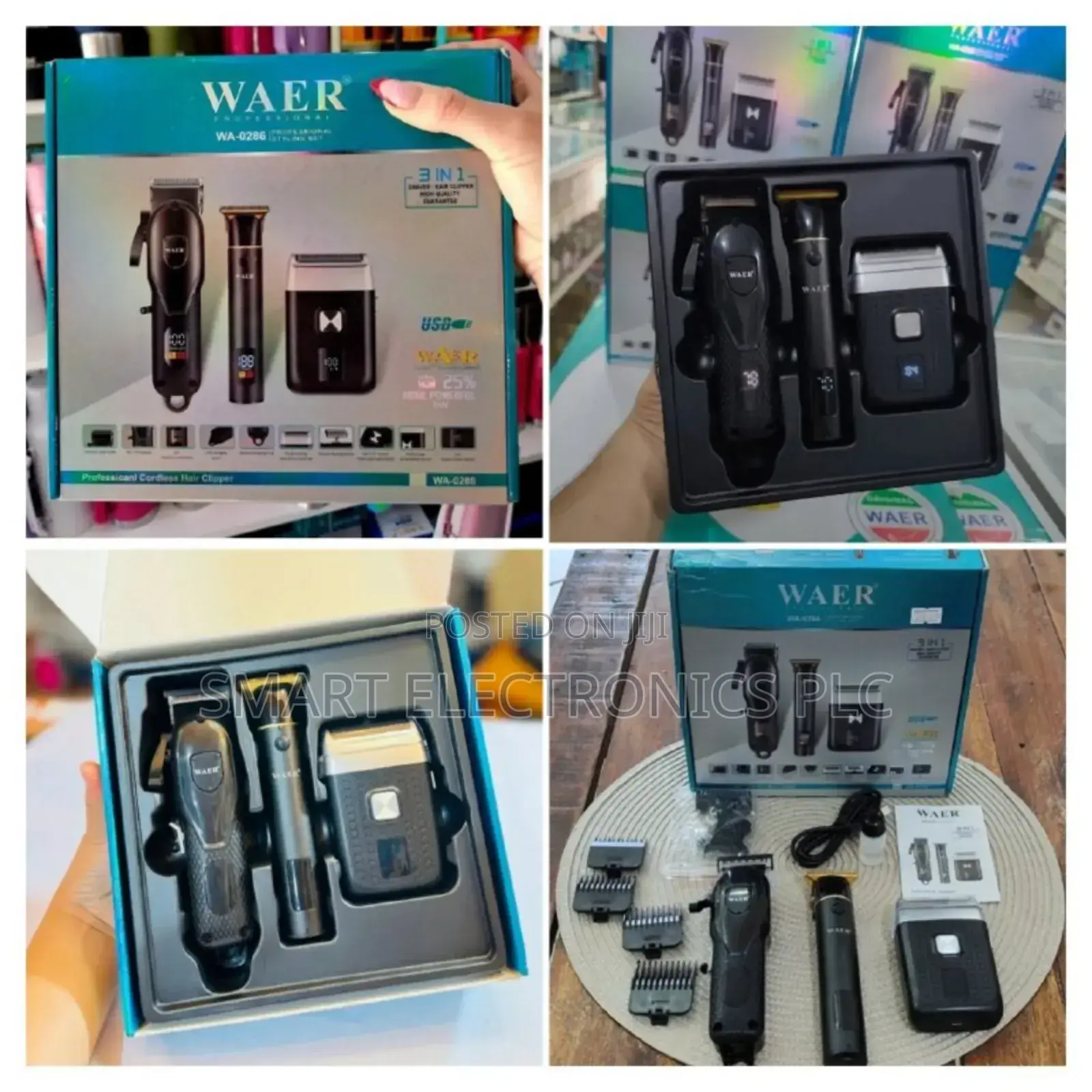 የፀጉር ማሽን Waer Wa-0286 3-in-1: የባለሙያ ምርጫ በቤትዎ!