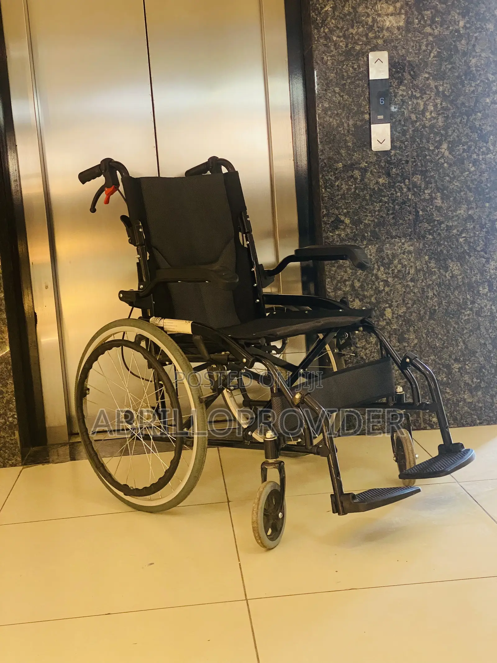 Aluminum Wheel Chair Folding Lightweight Manual Wheelchair for Elderly