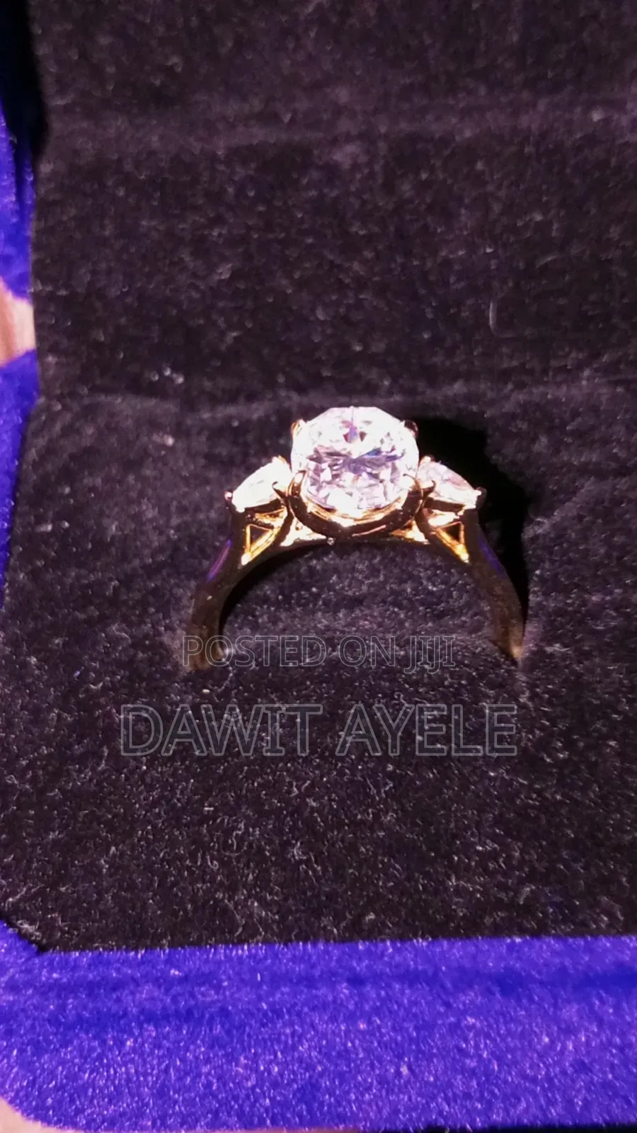 Moissanite Diamond Engagement Ring
