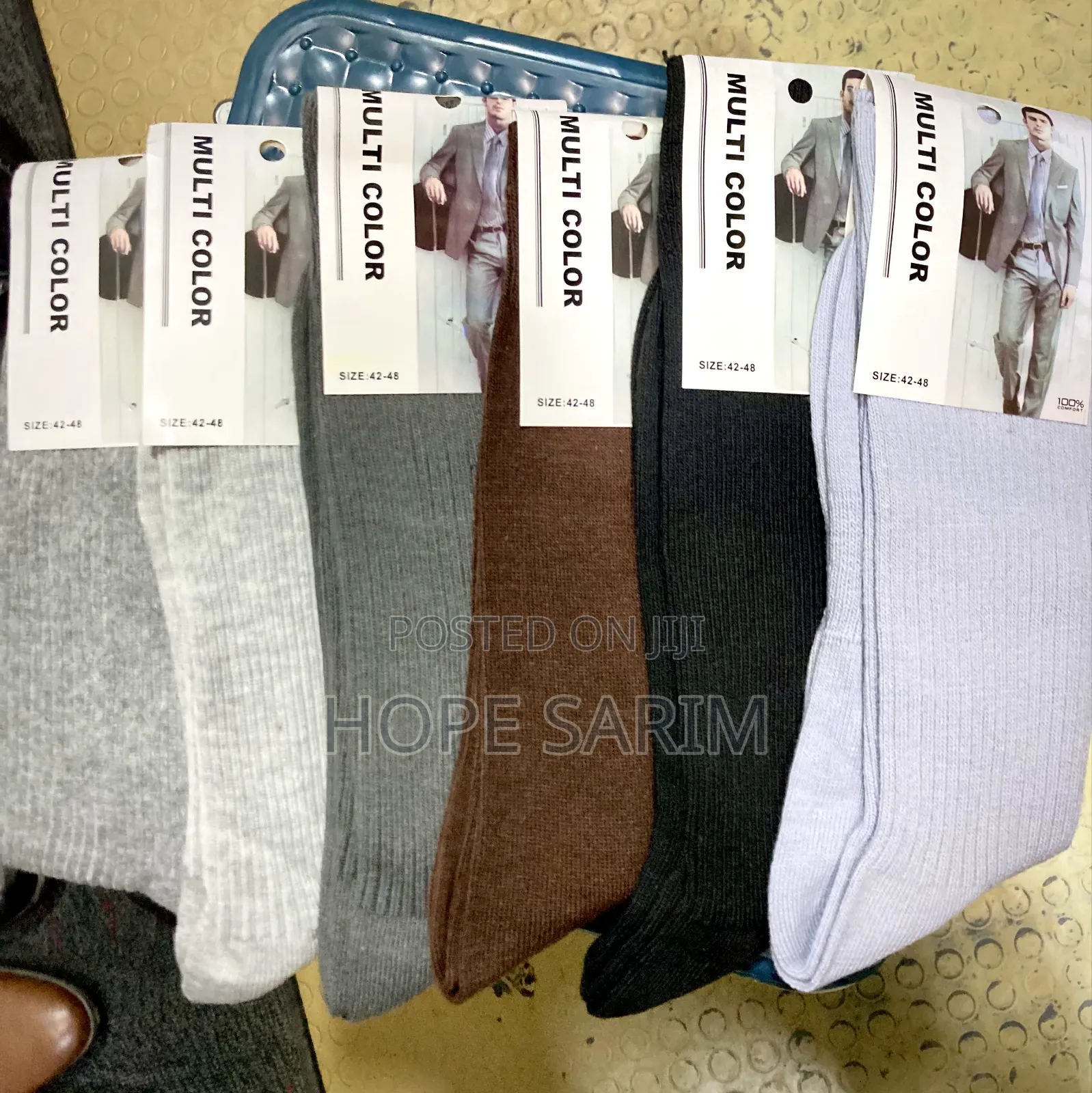 Quality Men’S Ribbed Cotton Socks