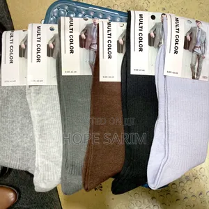 Quality Men’S Ribbed Cotton Socks