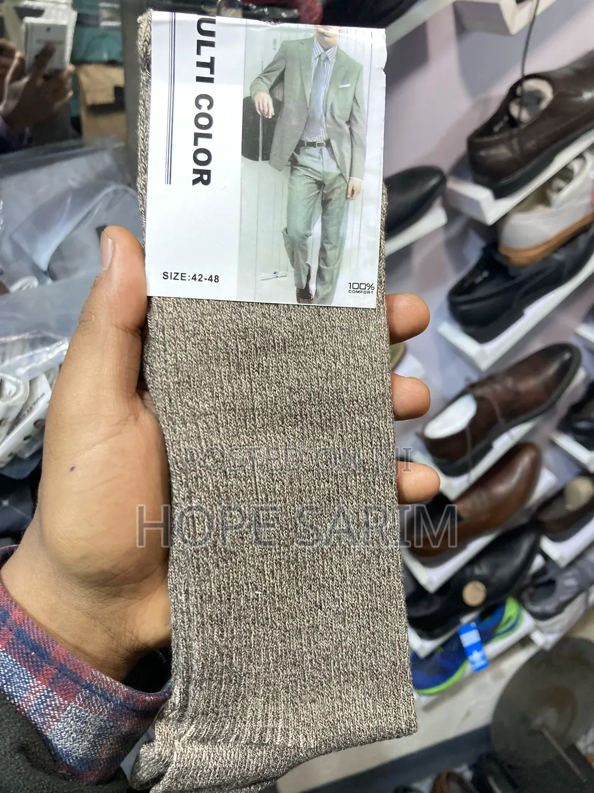 Quality Men’S Ribbed Cotton Socks
