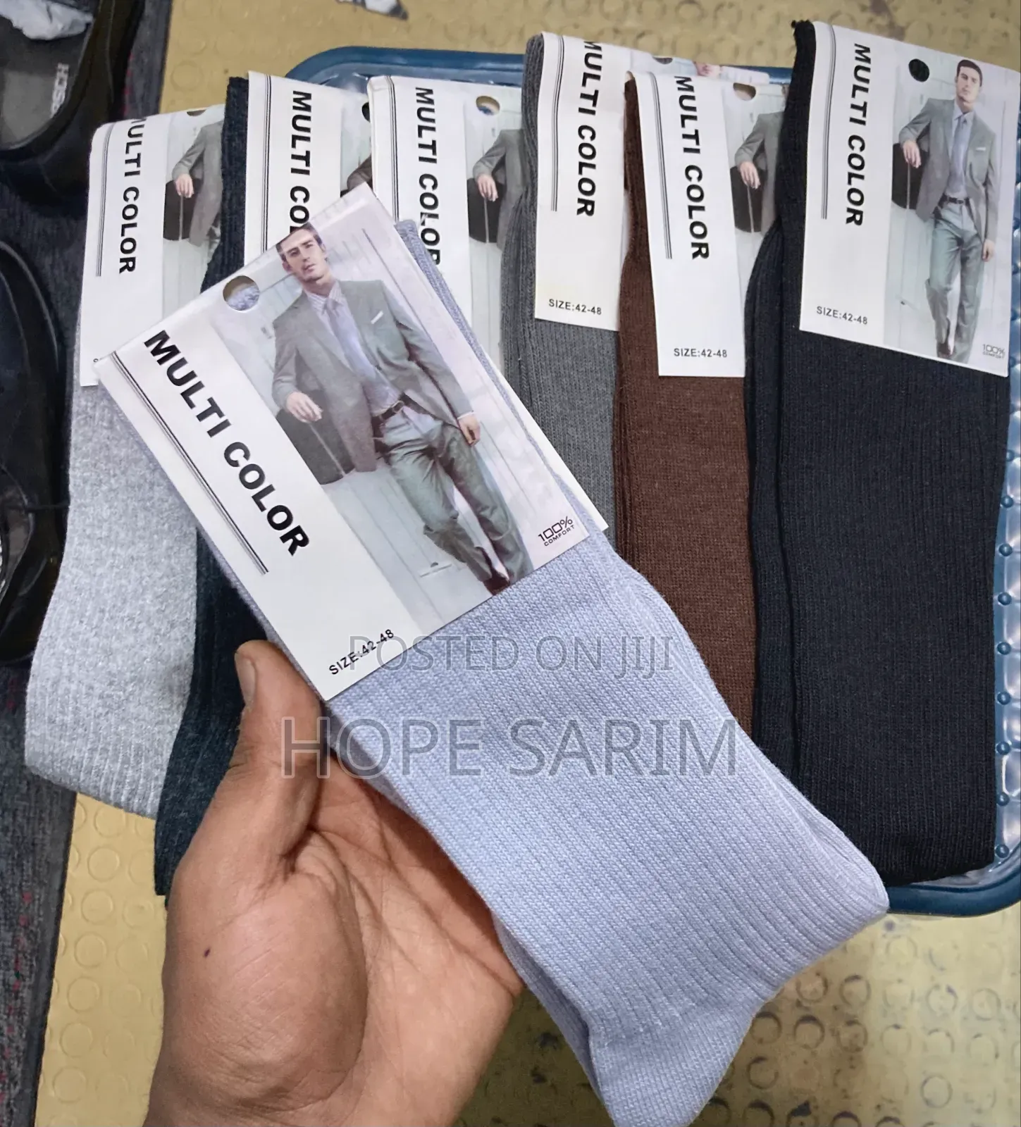 Quality Men’S Ribbed Cotton Socks