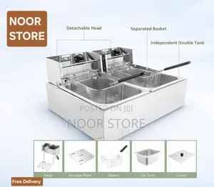 Nima Double Deep Fryer Free Delivery