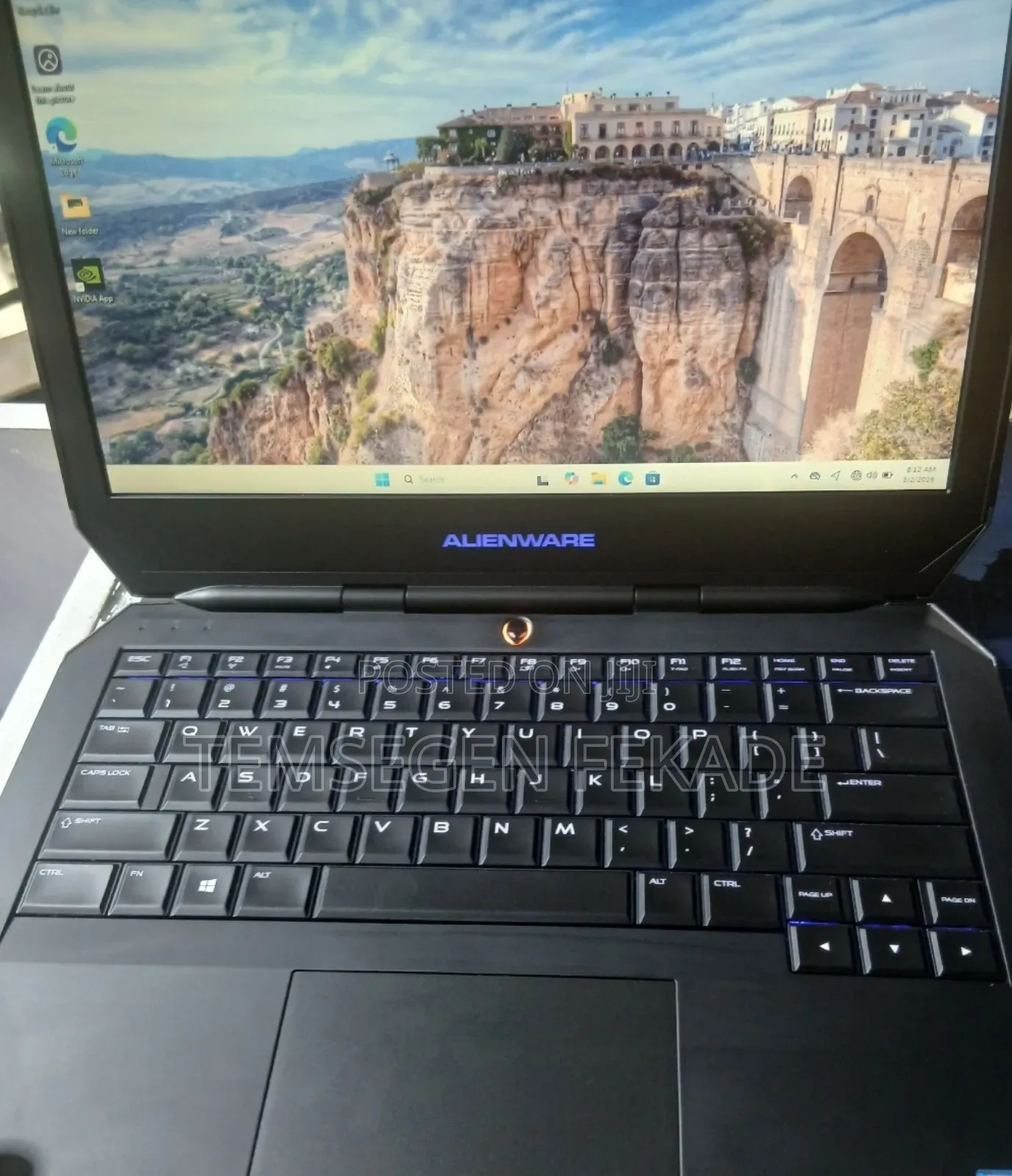New Laptop Alienware M15 r3 16GB Intel Core i5 SSD 256GB