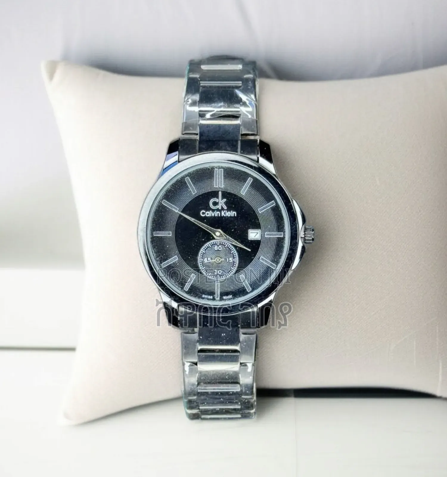 Premium Calvin Klein Silver Stainless Steel Watch
