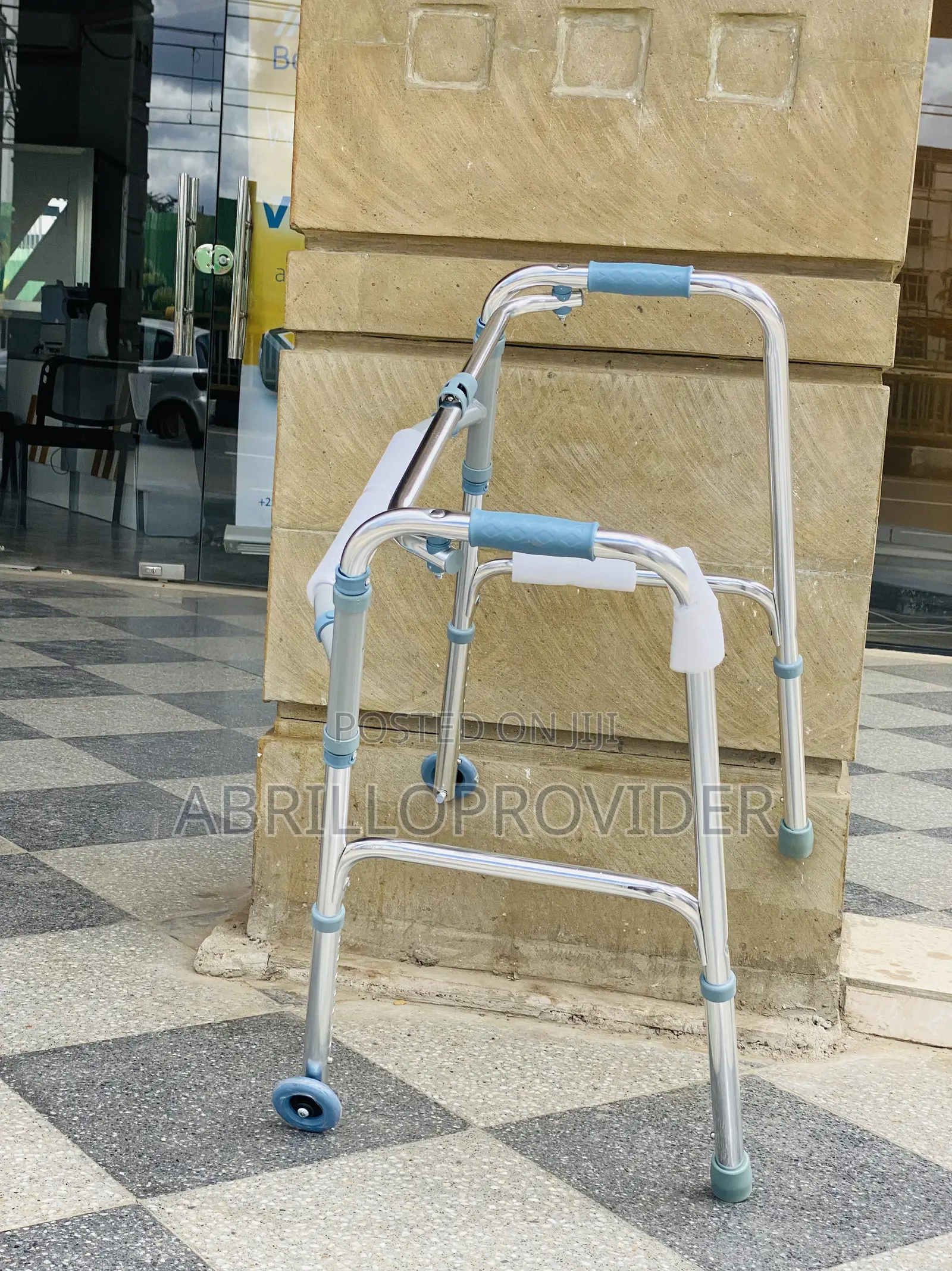 Walker With Wheels And Seat For Disability Assistance Rehabilitation