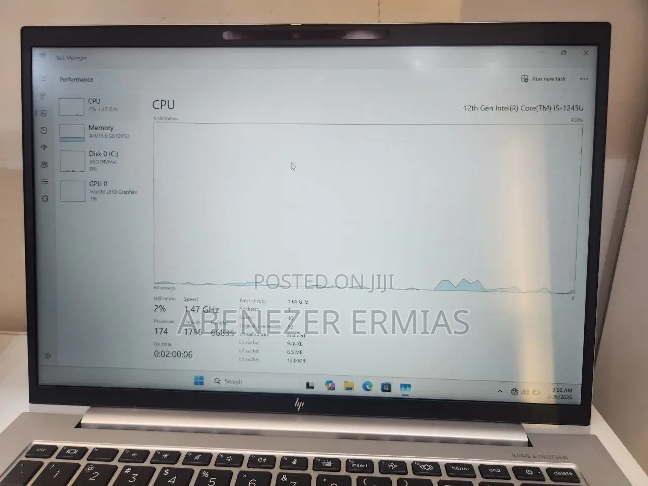 New Laptop HP EliteBook 840 G9 16GB Intel Core i5 SSD 256GB