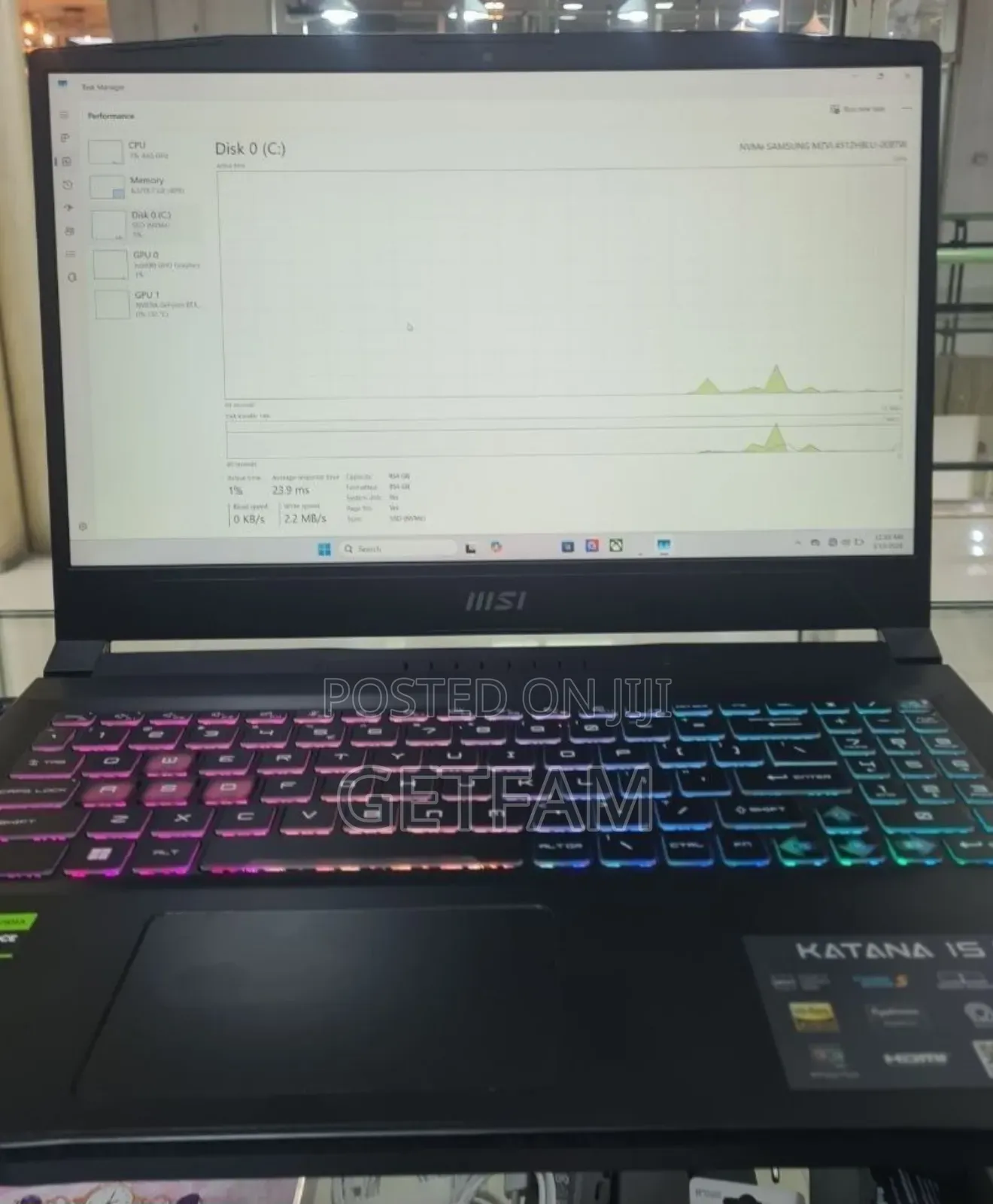 Laptop MSI Pulse GL66 16GB Intel Core i7 SSD 1T