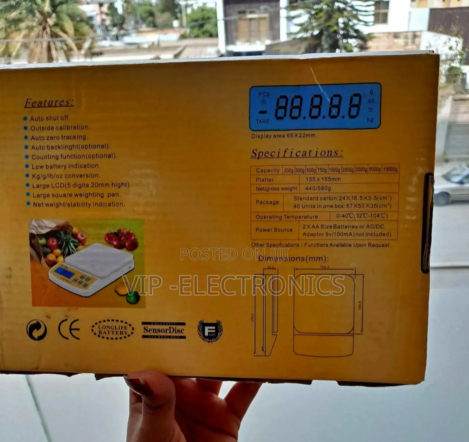Kitchen Electronic Compact Scale