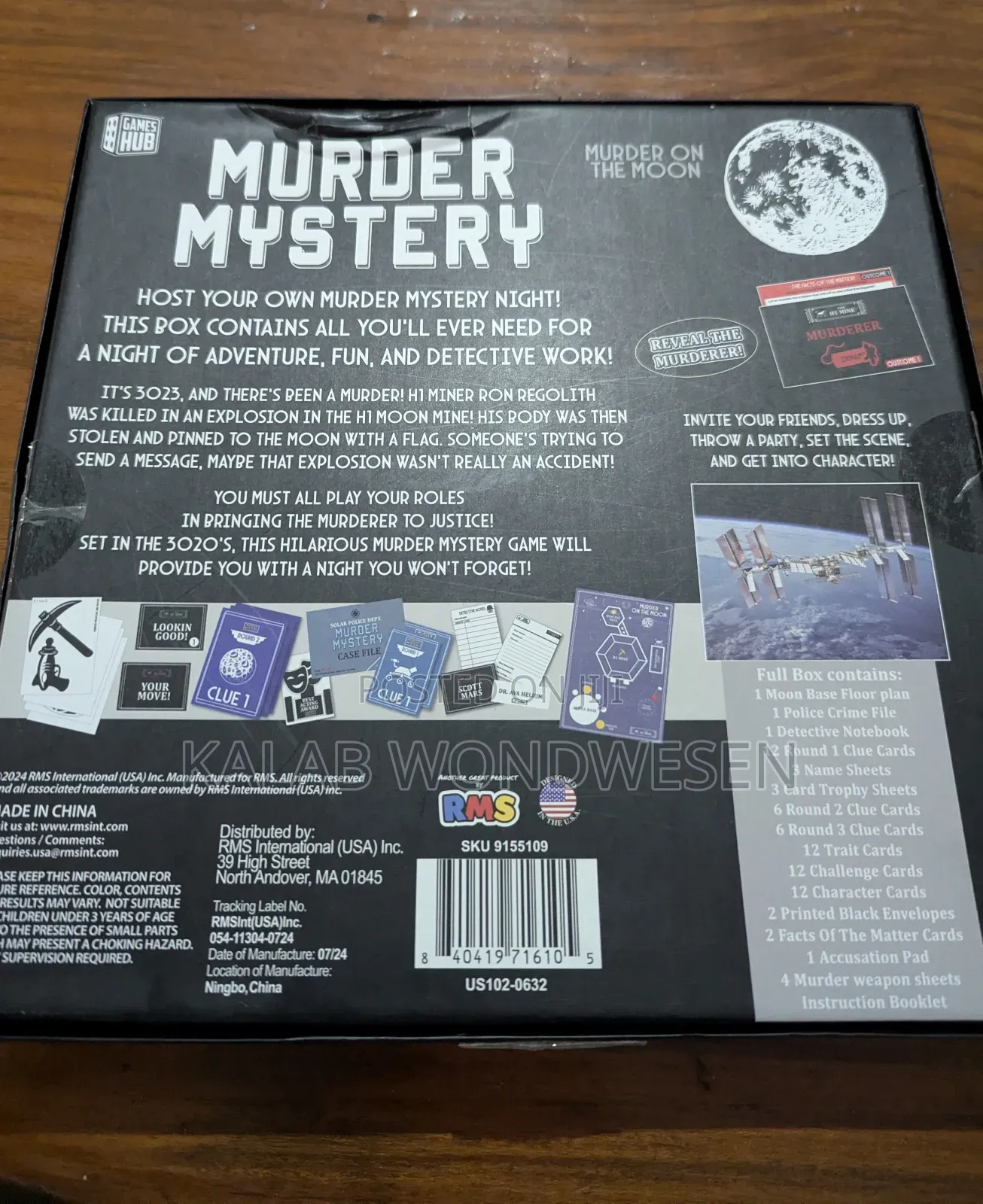 Murder Mystery Board Game