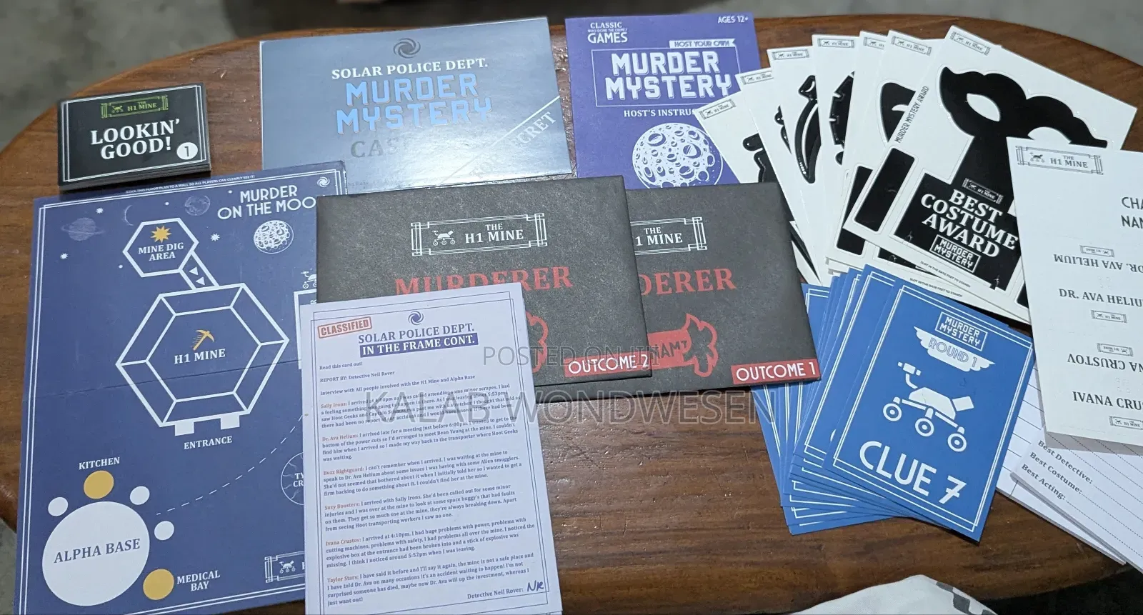 Murder Mystery Board Game