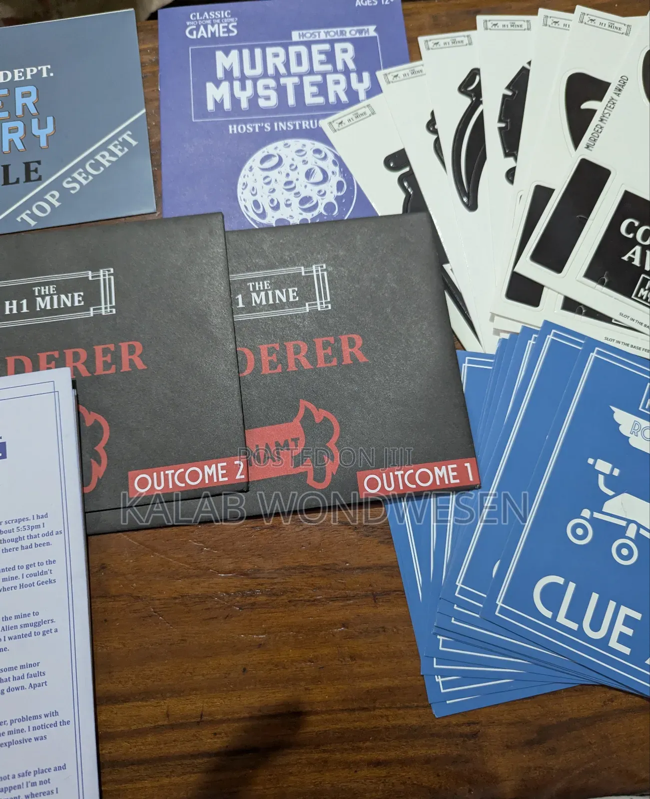 Murder Mystery Board Game