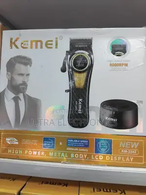 የፀጉር ማሽን Kemei Km-2242 Professional Hair Clipper. It Features