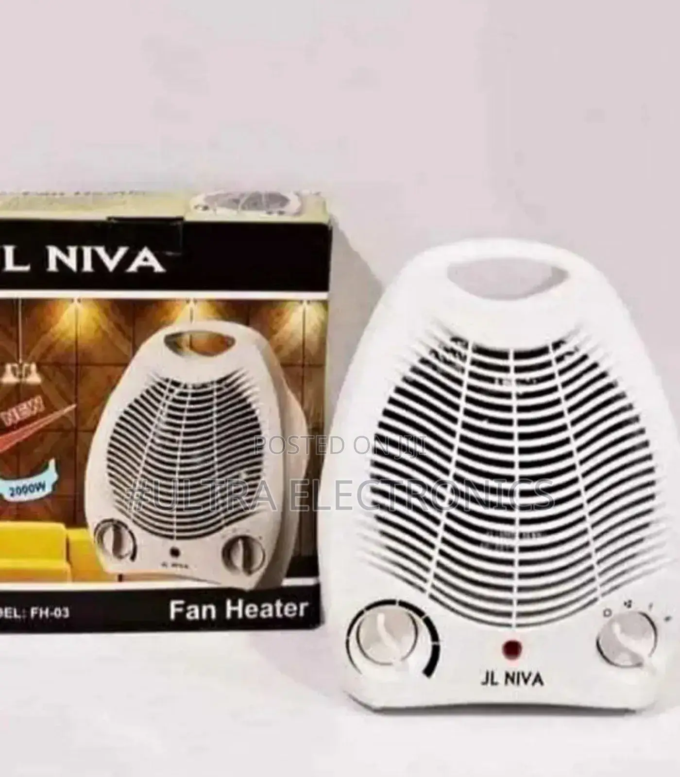 Fan Heater Jl Niva (Model: Fh-03), a Compact, Portable Heater